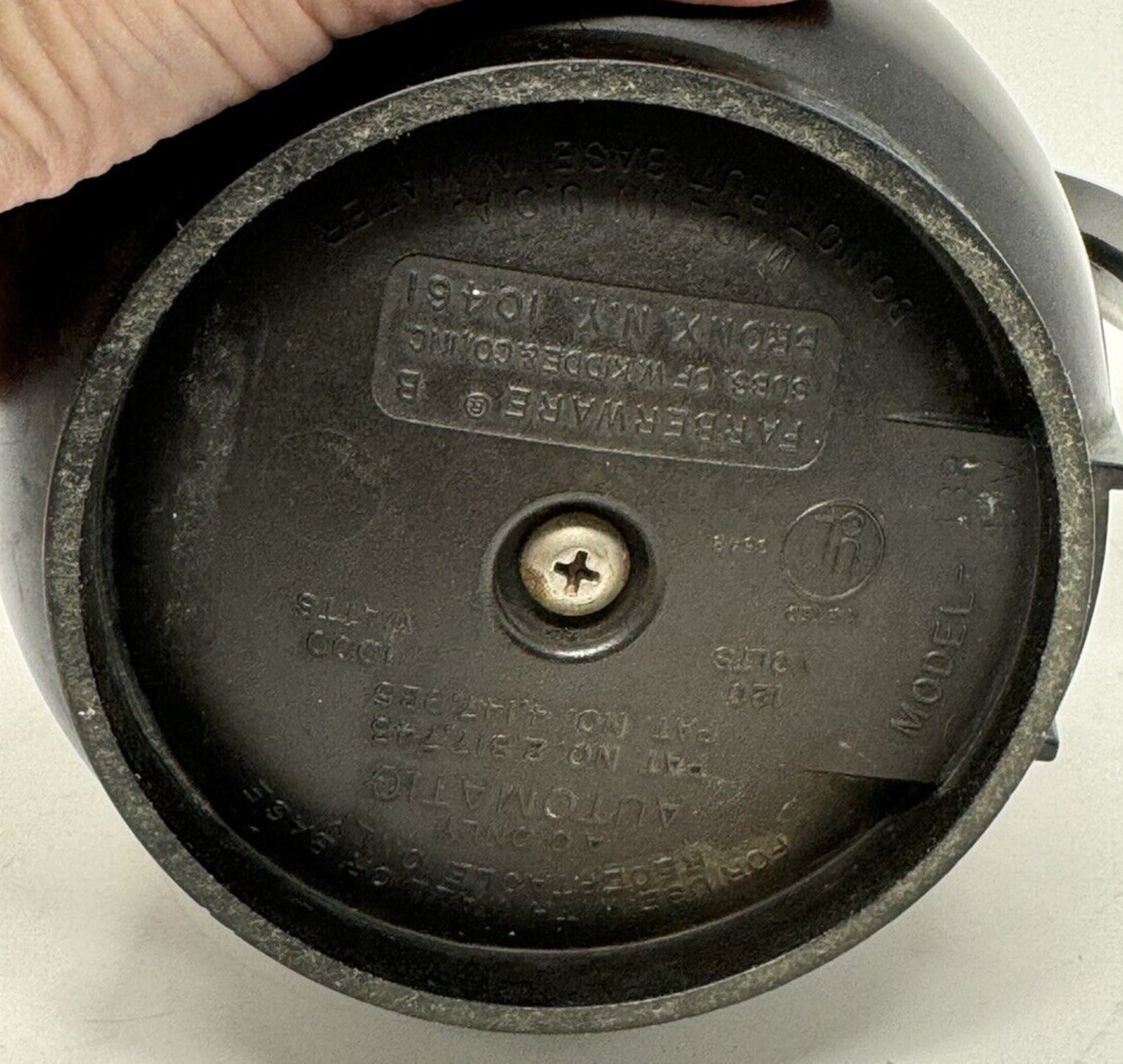 FARBERWARE SUPERFAST 8 CUP COFFEE POT ELECTRIC PERCOLATOR MODEL 138 NEW CORD