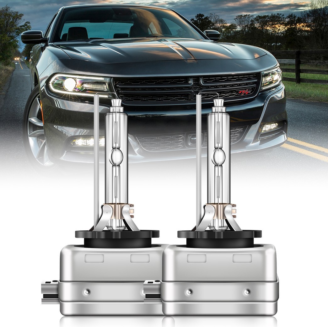 For DODGE CHARGER 2015-2020, D3S Xenon HID Headlight Bulbs High/Low Beam