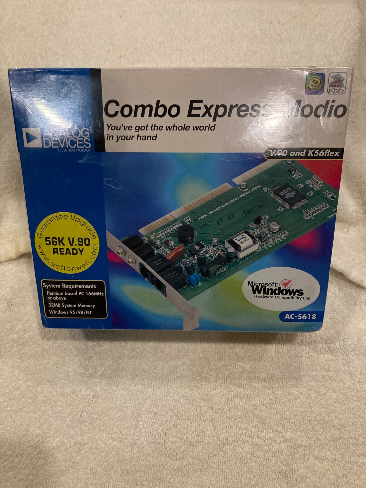 Analog Devices Combo Express Modio AC-5618 V.90 K56flex - Brand New Sealed
