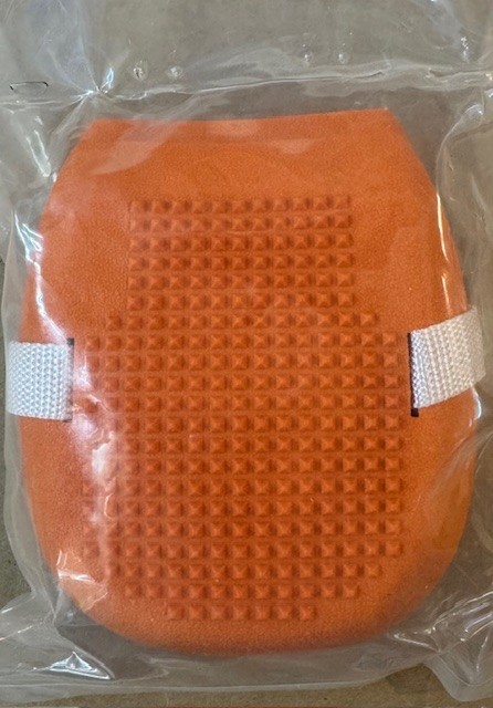 Vintage Sponge Rubber Knee Pads with Straps New in Bag - Ships FREE in the USA