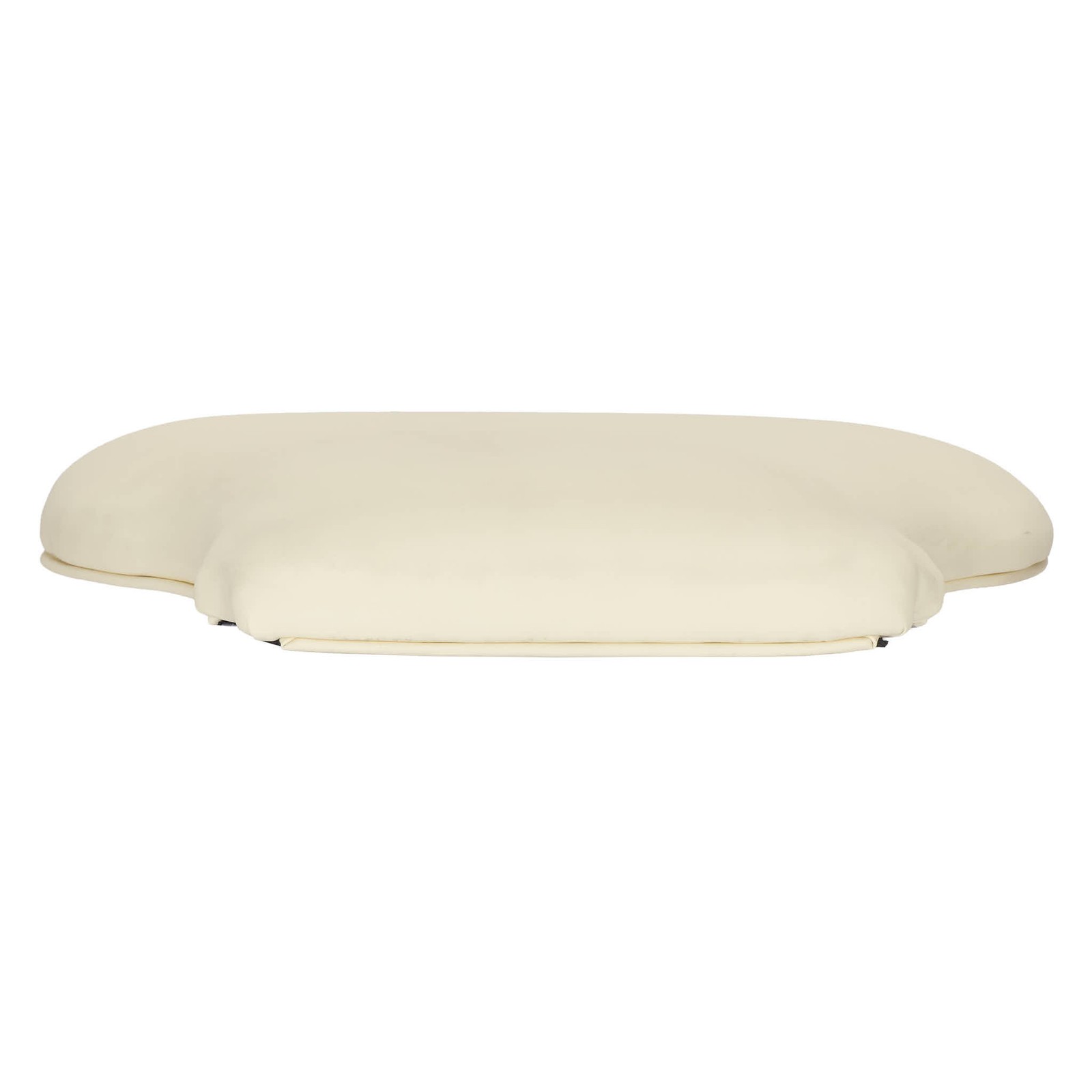 Ivory 2.0" Thick Vinyl Panel Back Replacement Cushion for Louis Pop and Royal