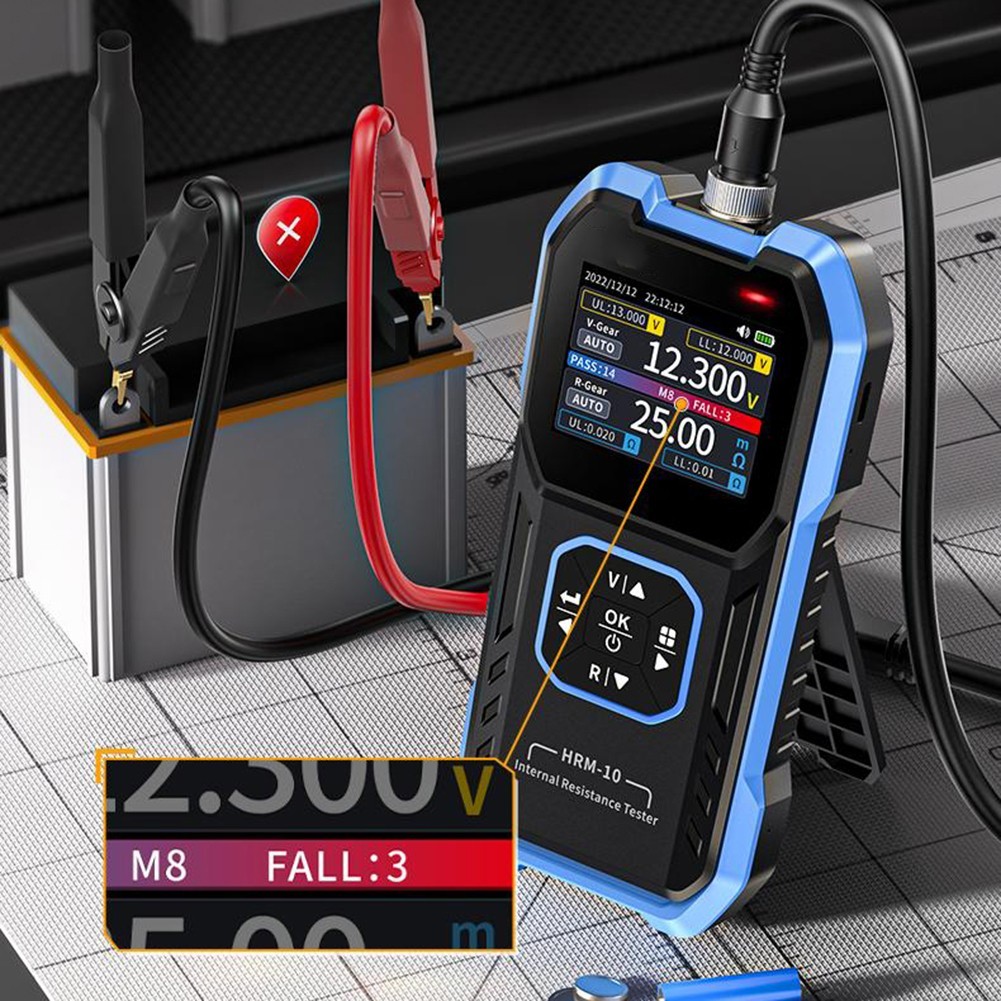 HRM-10 Internal Resistance Meter High For Precision Voltage Resistance Measuring