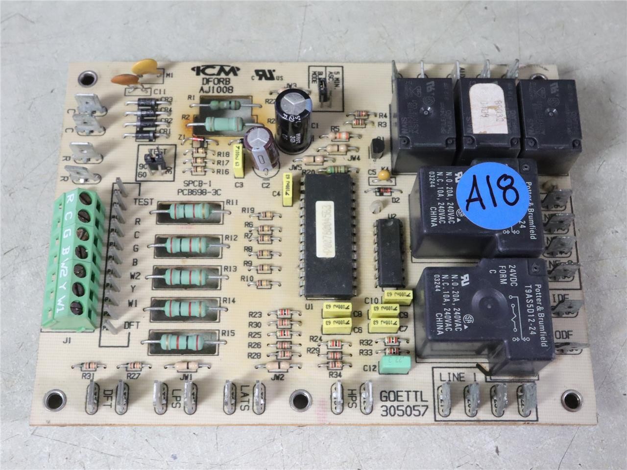 ICM Controls AJ1008 Defrost Control Circuit Board GOETTL 305057