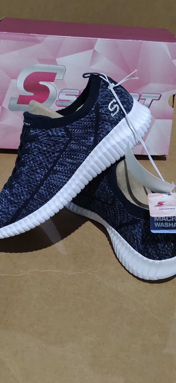 Women's S Sport By Skechers Resse Apparel Sneakers - Navy ,Blue