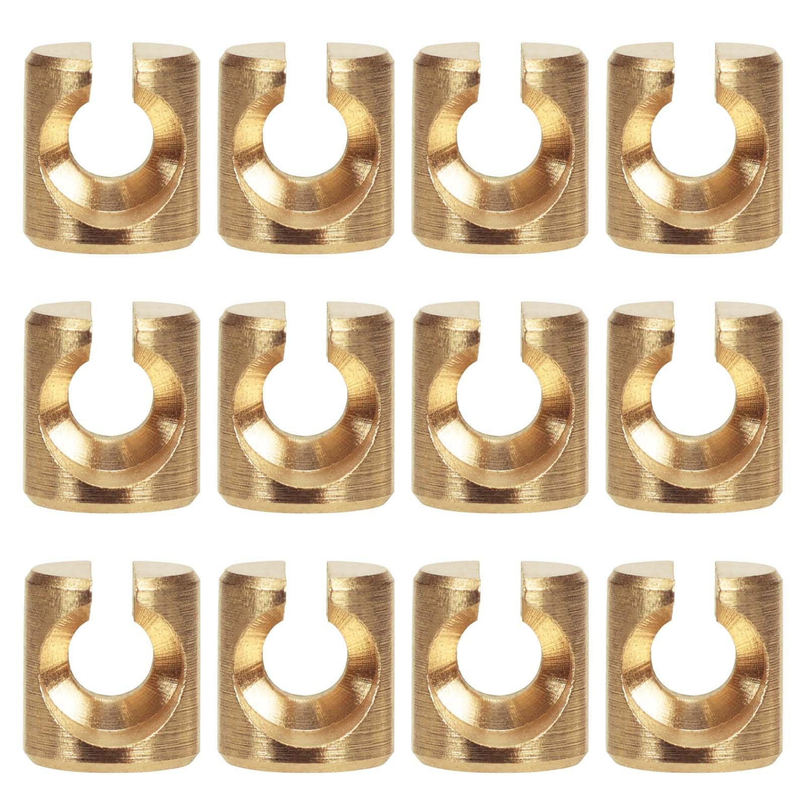 Throttle Cable Ferrules 12Pcs Replacement for Harley Davidson 1982-2017 56508-76