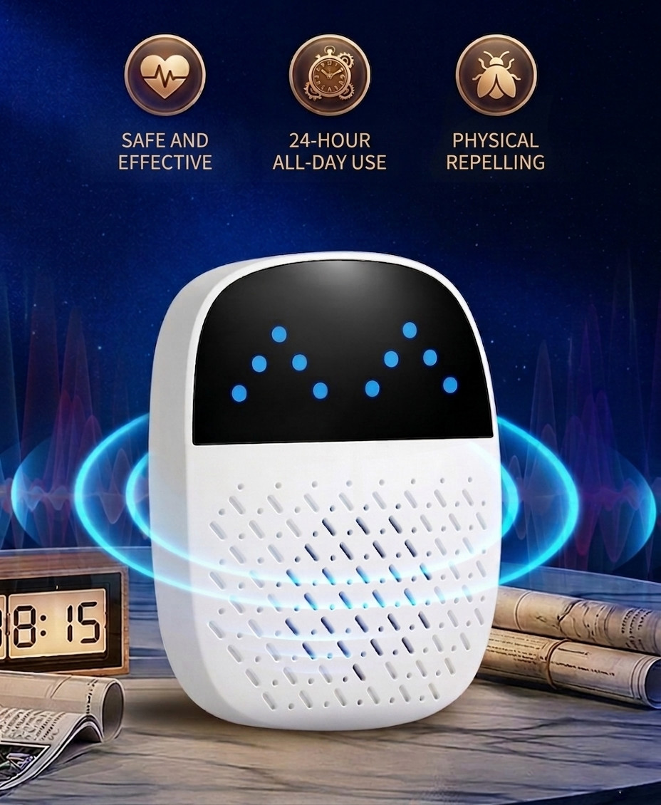 2PACK Ultrasonic Pest Repeller Plug In Electronic Mouse Roach Repellent Home