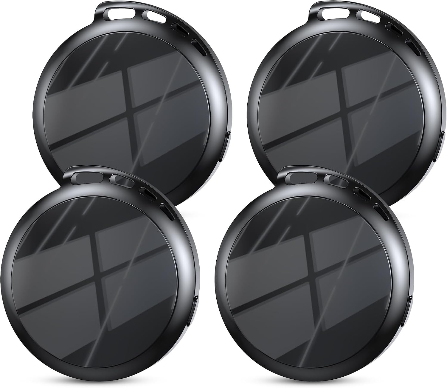 Bluetooth Tracker Tag 4-Pack Key Finder Item Locator for Apple Find My iOS