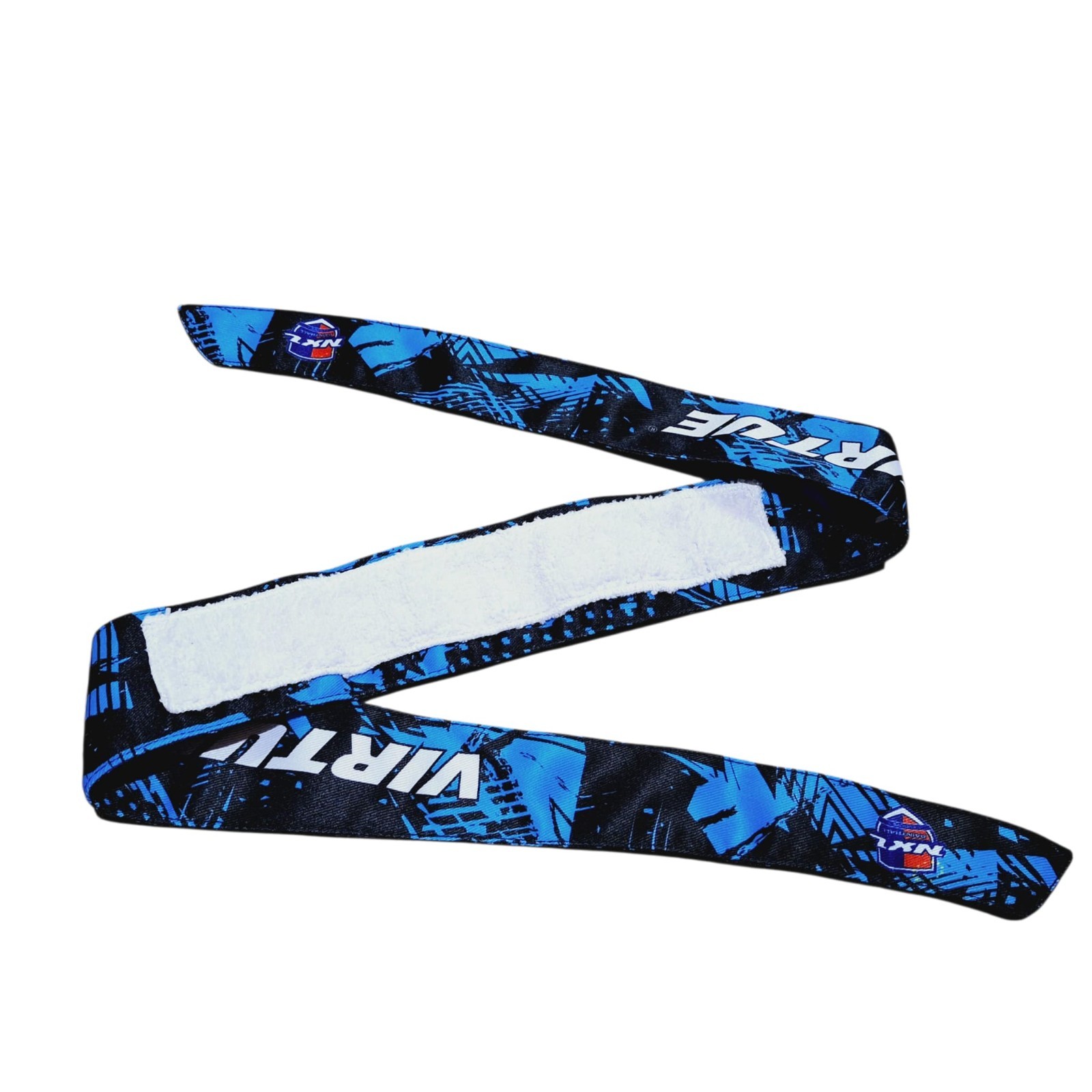 Paintball Headband with Sweat Absorber Pad-BLUE Abstract