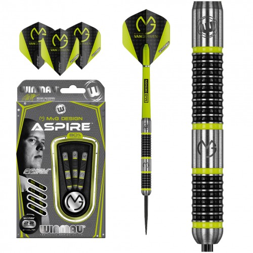 Steeldart Winmau - Michael Van Gerwen - MvG - Aspire 1444 - 22G