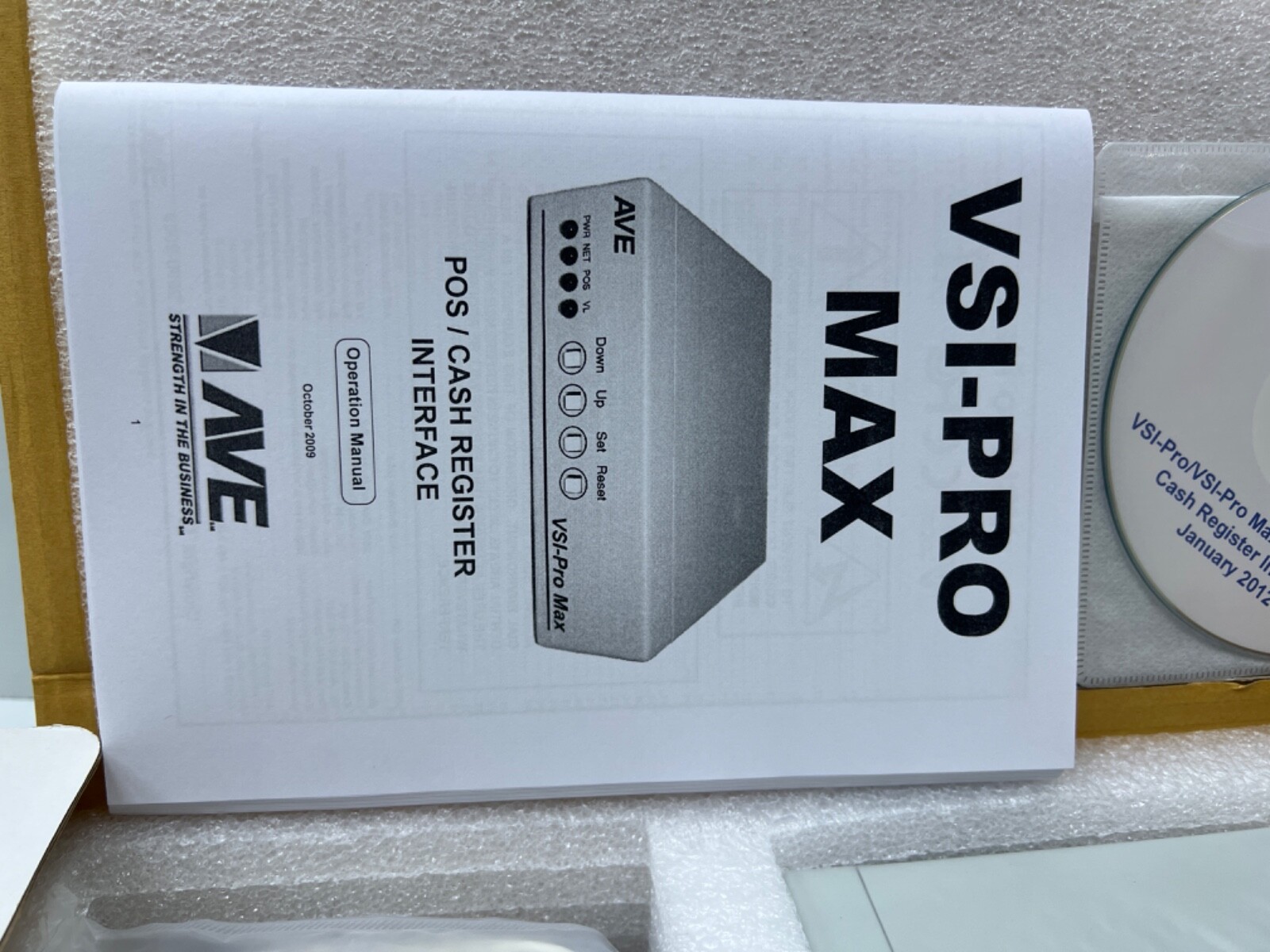 AVE VSI-PRO MAX ,V1400R16 Cash Register Interface