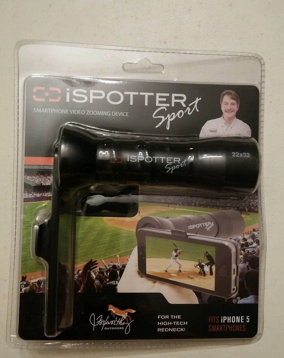 025 NIP JEFF FOXWORTHY ISPOTTER SPORT Smartphone Video Zooming FITS IPHONE 5 New