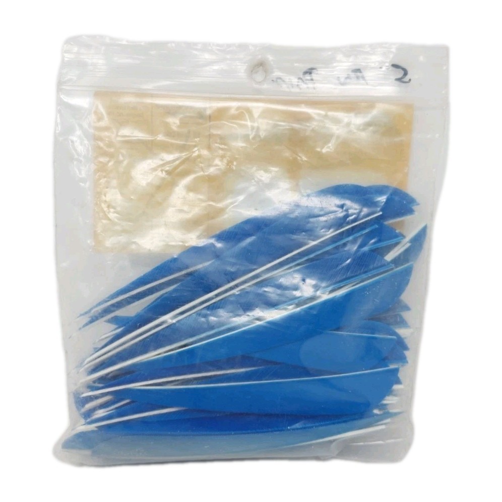 57 Count Gateway Feathers 5" Right Wing: Parabolic Denim Blue