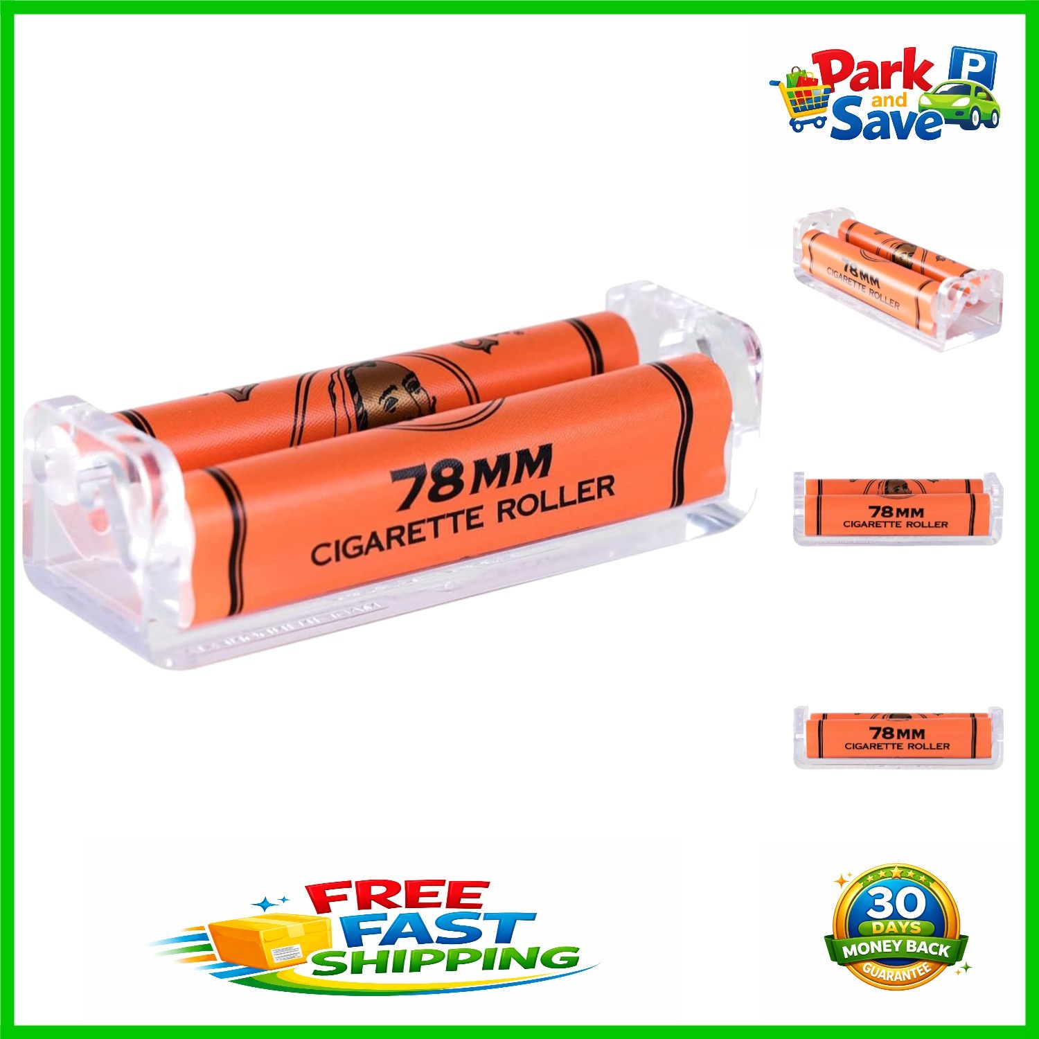 78mm Cigarette Roller - Compact and Stylish Portable Rolling Machine