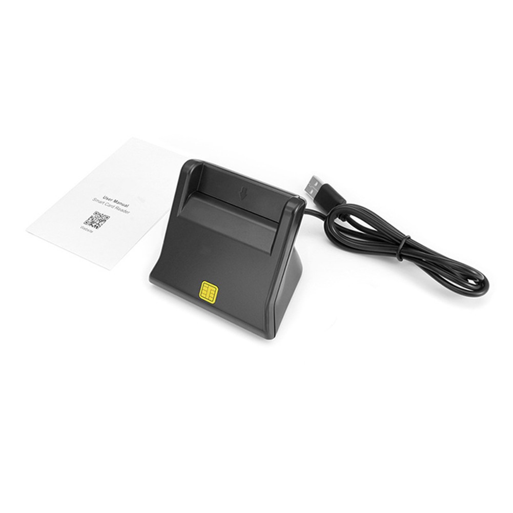 USB 2.0 Smart Card Reader SIM/DOD/CAC/National/Goverment ID Adapter Connecter F