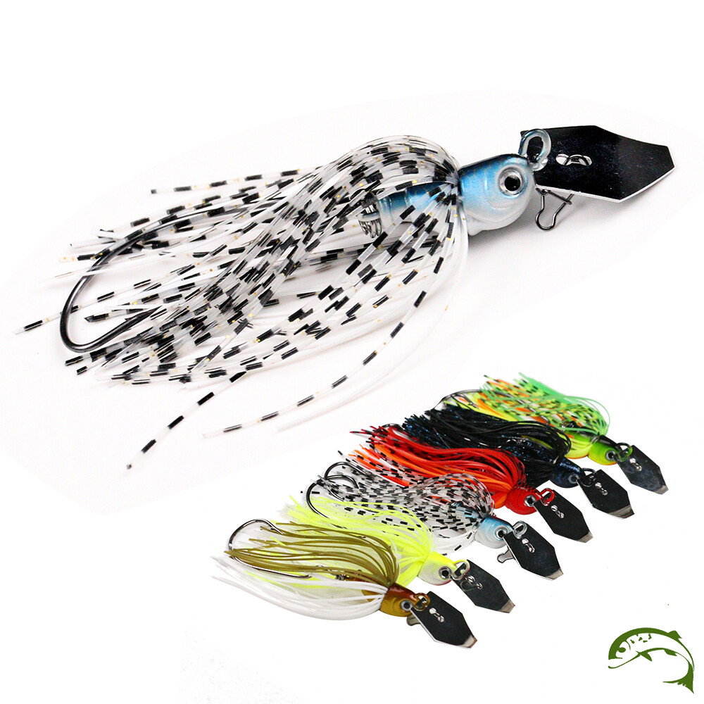 Chatterbait Vibro Buzzbait Jig Head Weedless Fishing Lure 13g 1 Pack