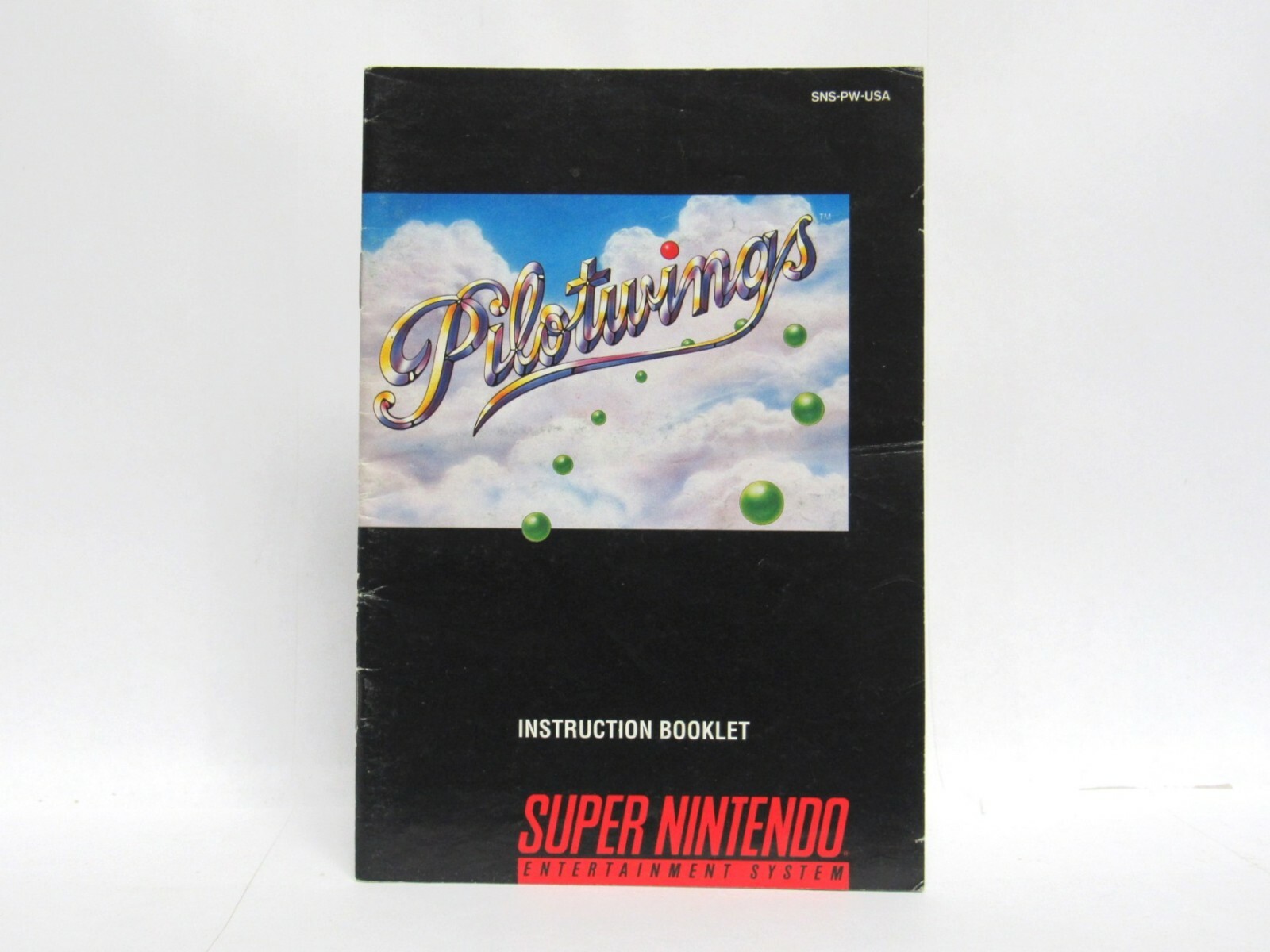 PILOTWINGS Manual, no game SNES SUPER NINTENDO