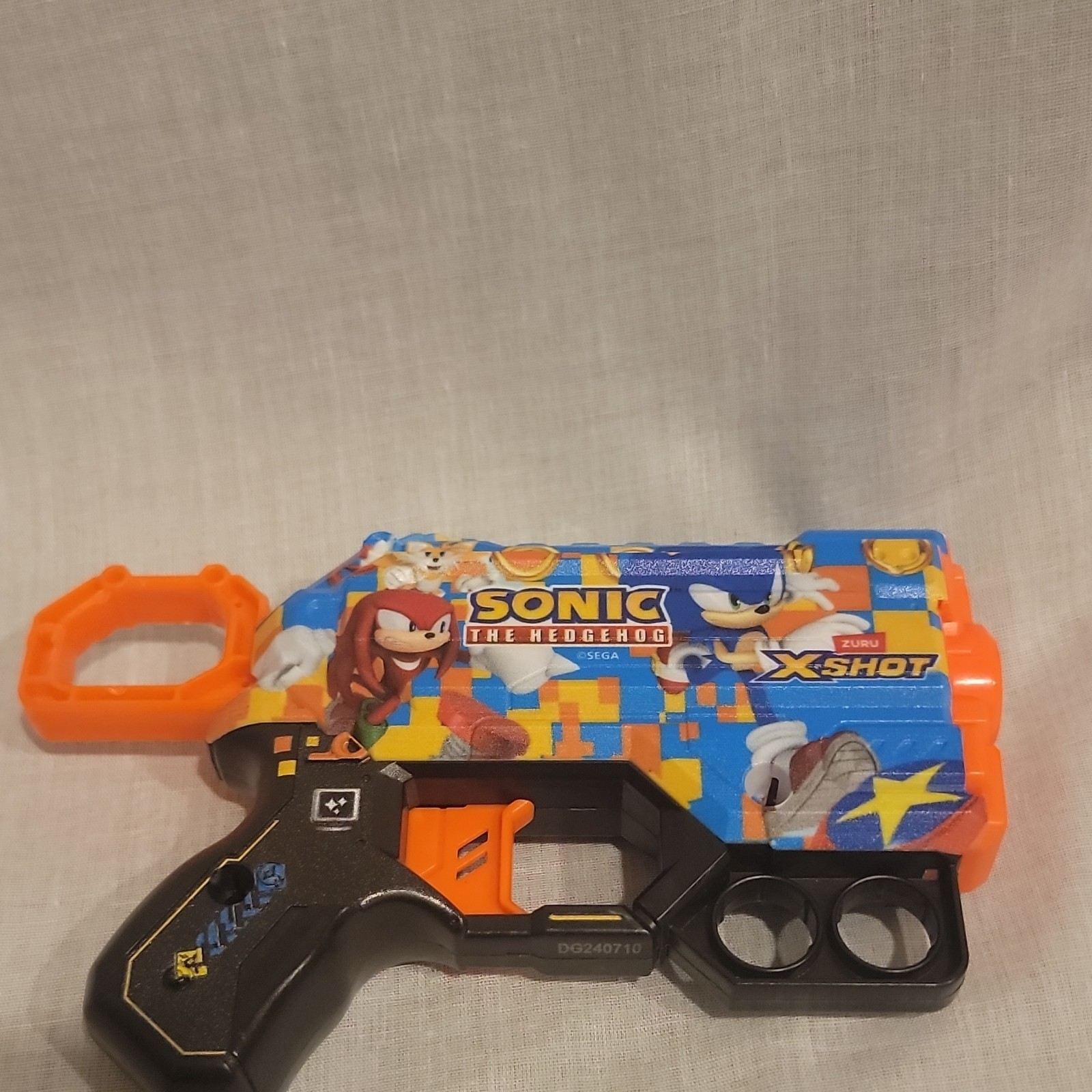 ZURU Sonic the Hedgehog X-Shot Dart Gun Toy Blaster Pre-owned Works