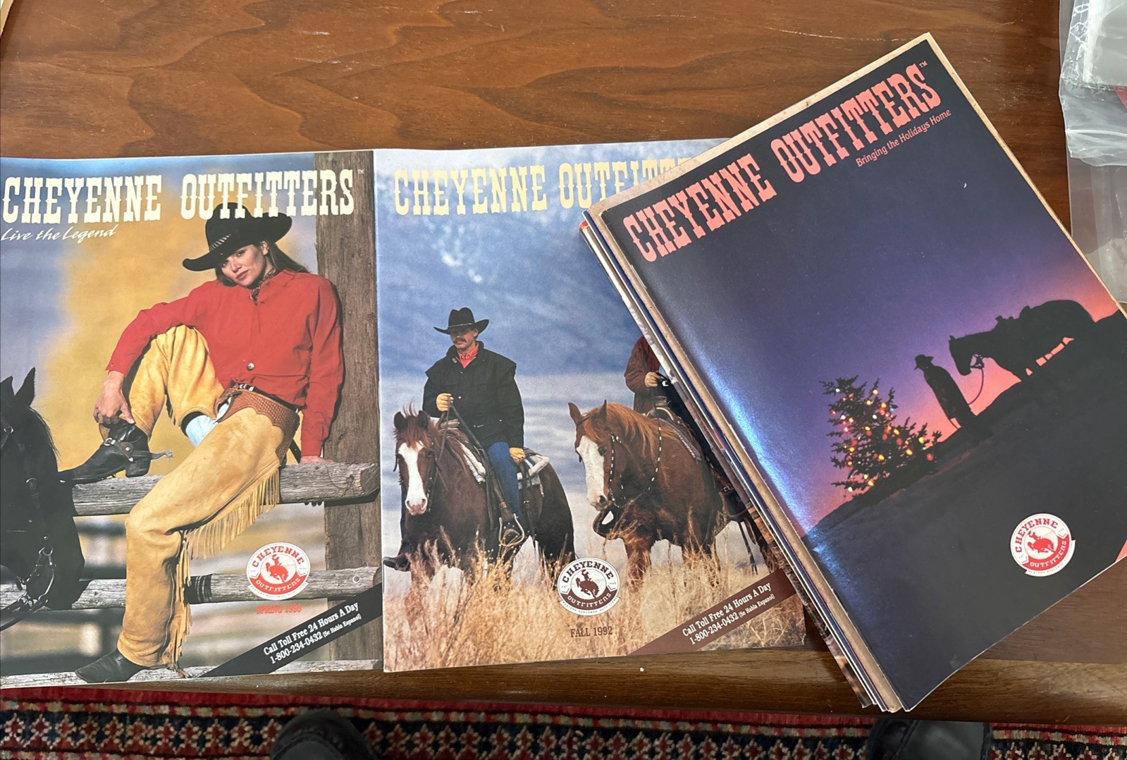 Lot of 15 CHEYENNE OUTFITTERS 1988-1992 catalogs