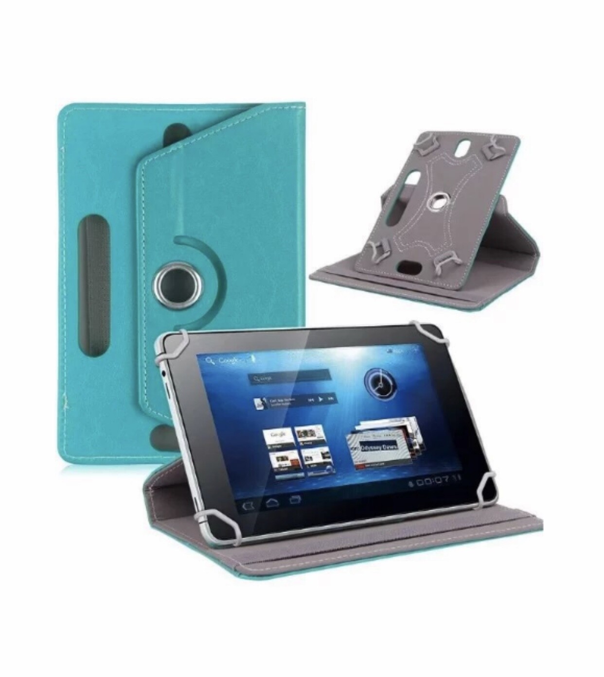 360° Folio Leather Case Cover For Universal Android Tablet PC 7" 8" 9" 10" 10.1"