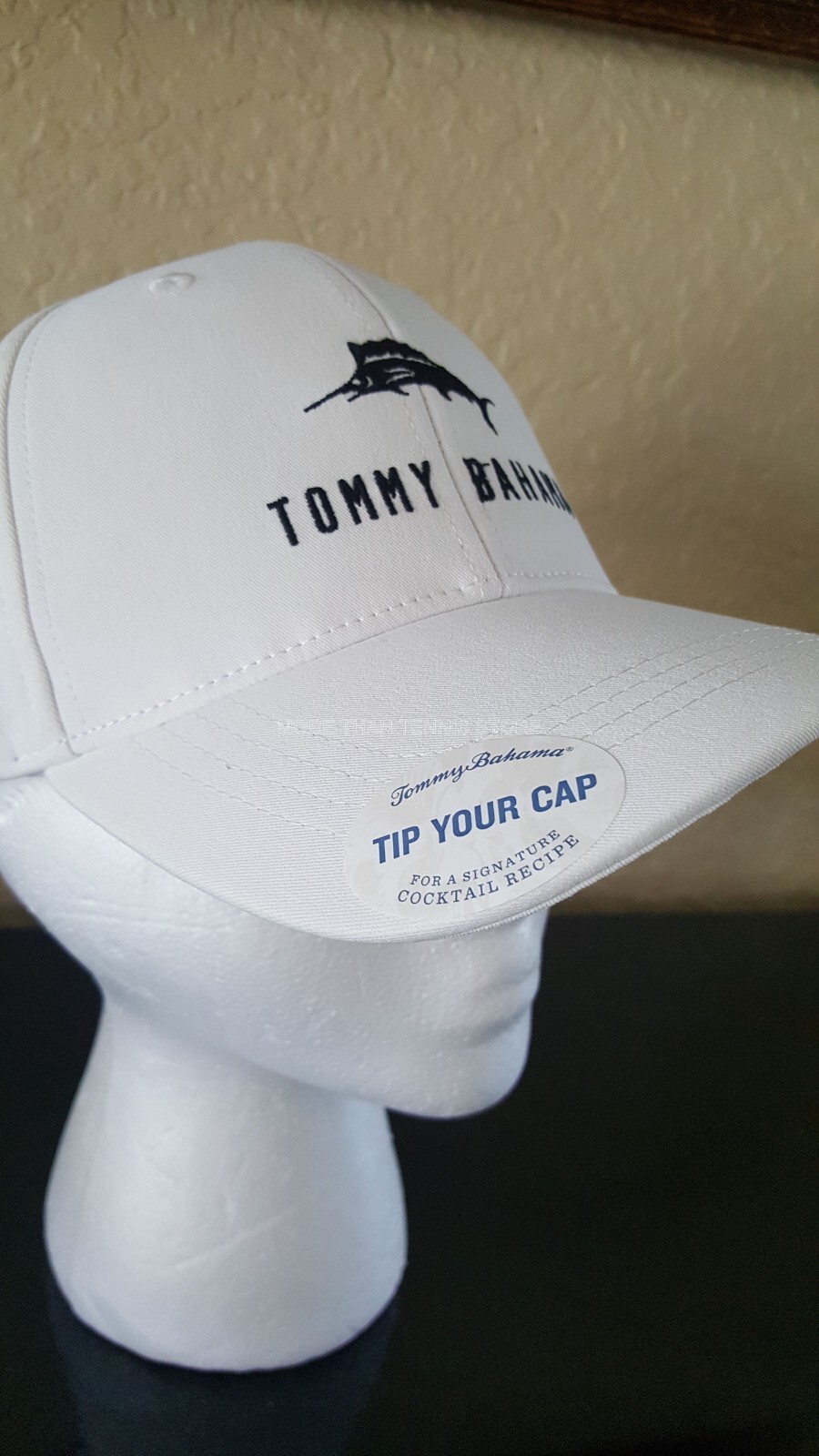 Tommy Bahama UNISEX Golf Cap Snapback Golf Hat White