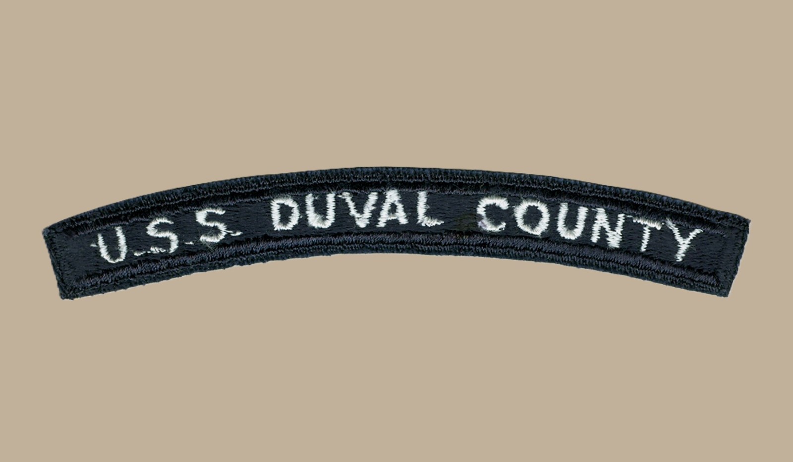 US Navy LST-758 USS Duval County Tank Landing Ship UIM Rocker Tab (01)