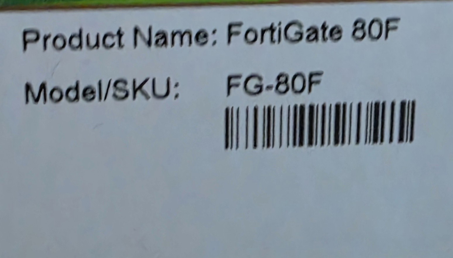 Fortinet FortiGate 80F Firewall Hardware Device Universal FG-80F