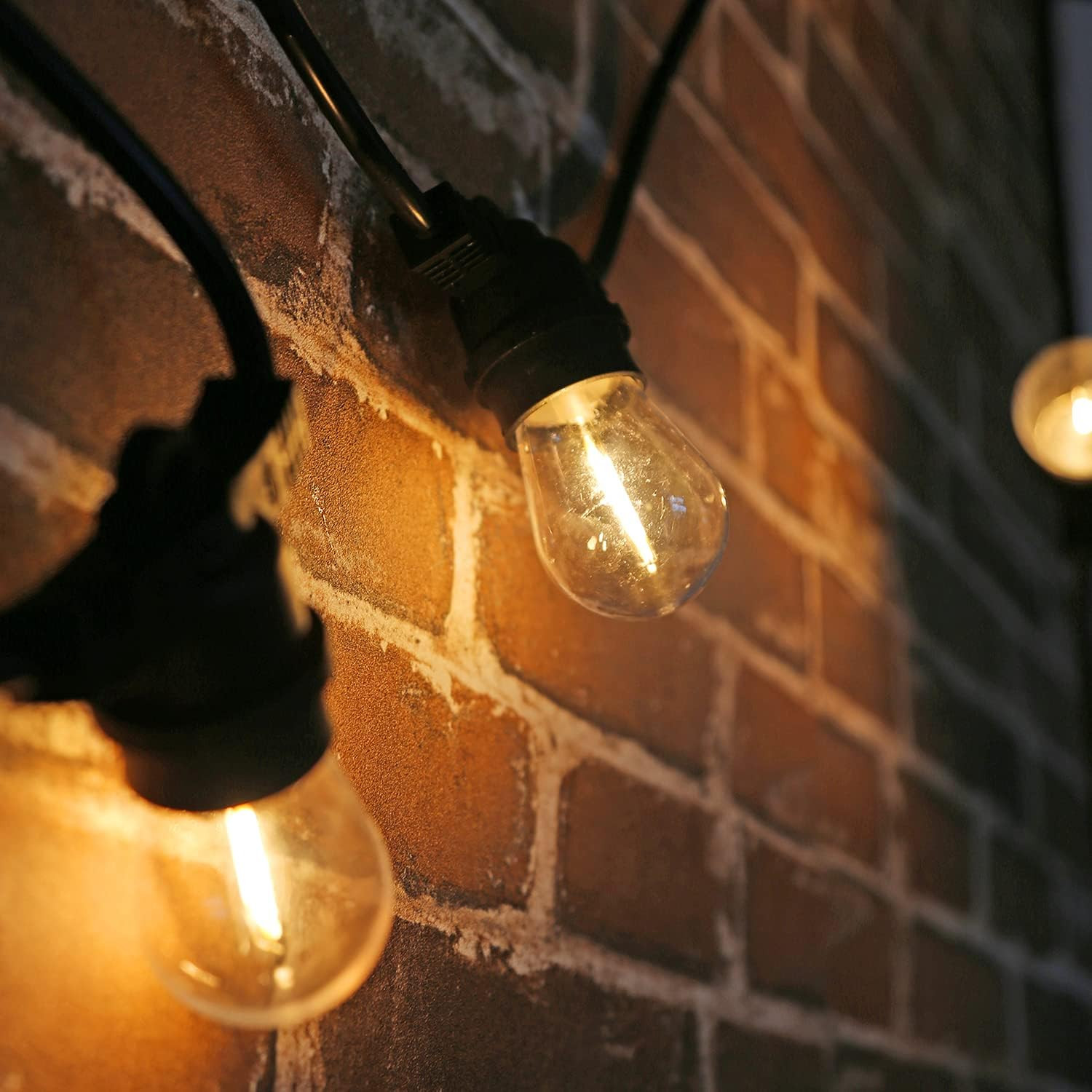 Shatterproof LED String Lights, Waterproof, Warm White 2200K, 70LM, E26 Base - 1