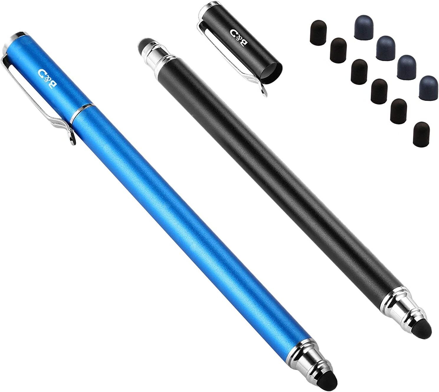 2PCS Stylus Pen Touch Screen Rubber Tip Styluses For iPad Tablet Android Phone