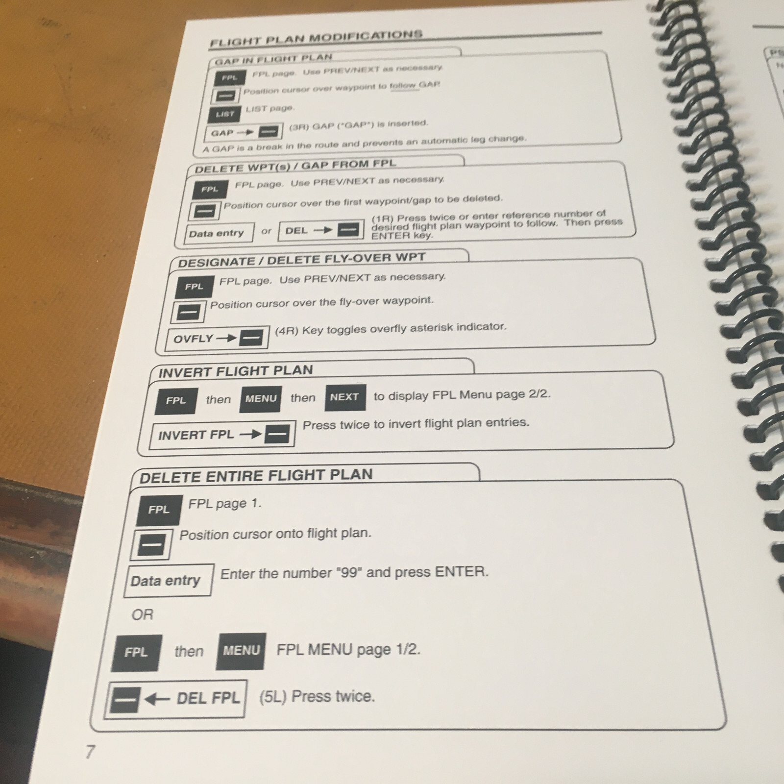 Universal UNS-1, SCN-604, SCN-704 Operator's Checklist