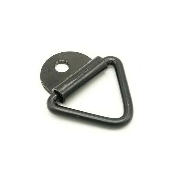 3/8" Bolt On D-Ring Tie Down Anchor 1-Hole 2400 lb Capacity Trailer Cargo Hook