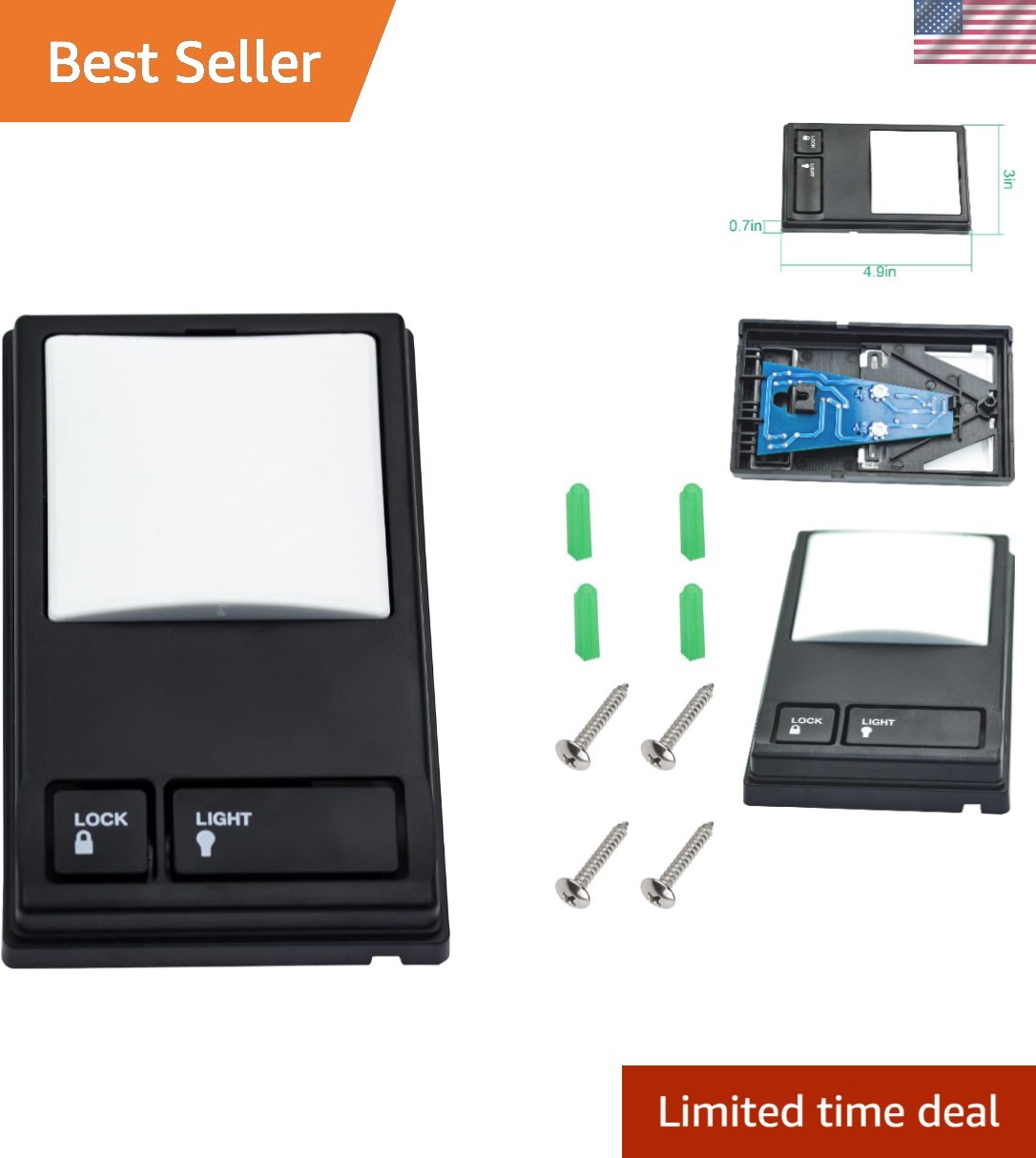 Wall-Mounted Garage Door Control for LiftMaster Models - Easy Installation