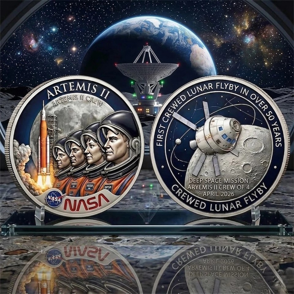 Artemis II Mission 2026 NASA Commemorative Coin CB0552