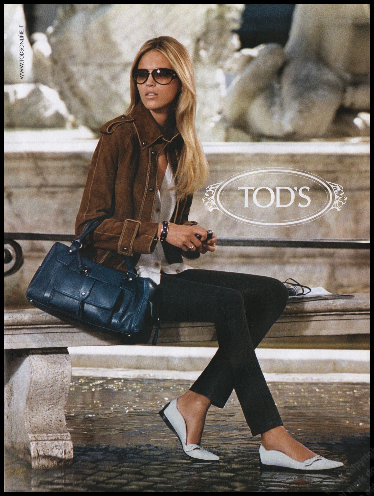 Footwear Tod's Magazine Print Ad Women Fashion Long Legs shoes 2006-AC