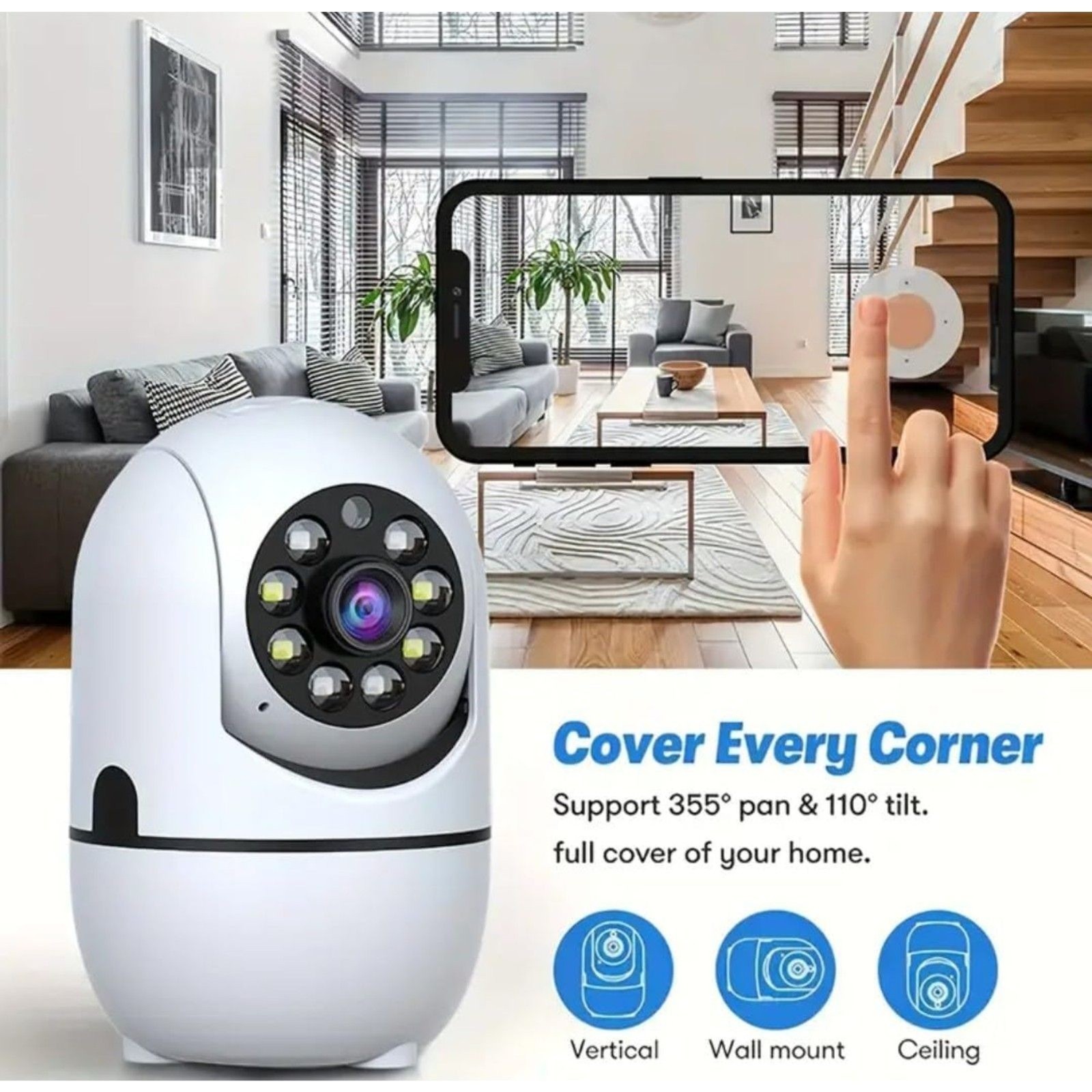 Ultimate Smart Guard: 360° WiFi Camera – NIB!