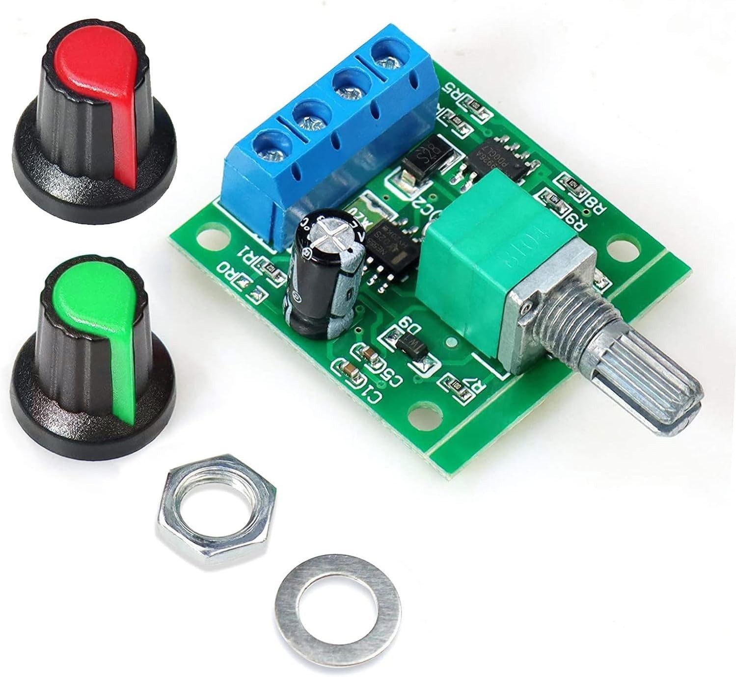 2PCS PWM DC Motor Speed Controller 1.8V-12V 2A Adjustable Control Switch