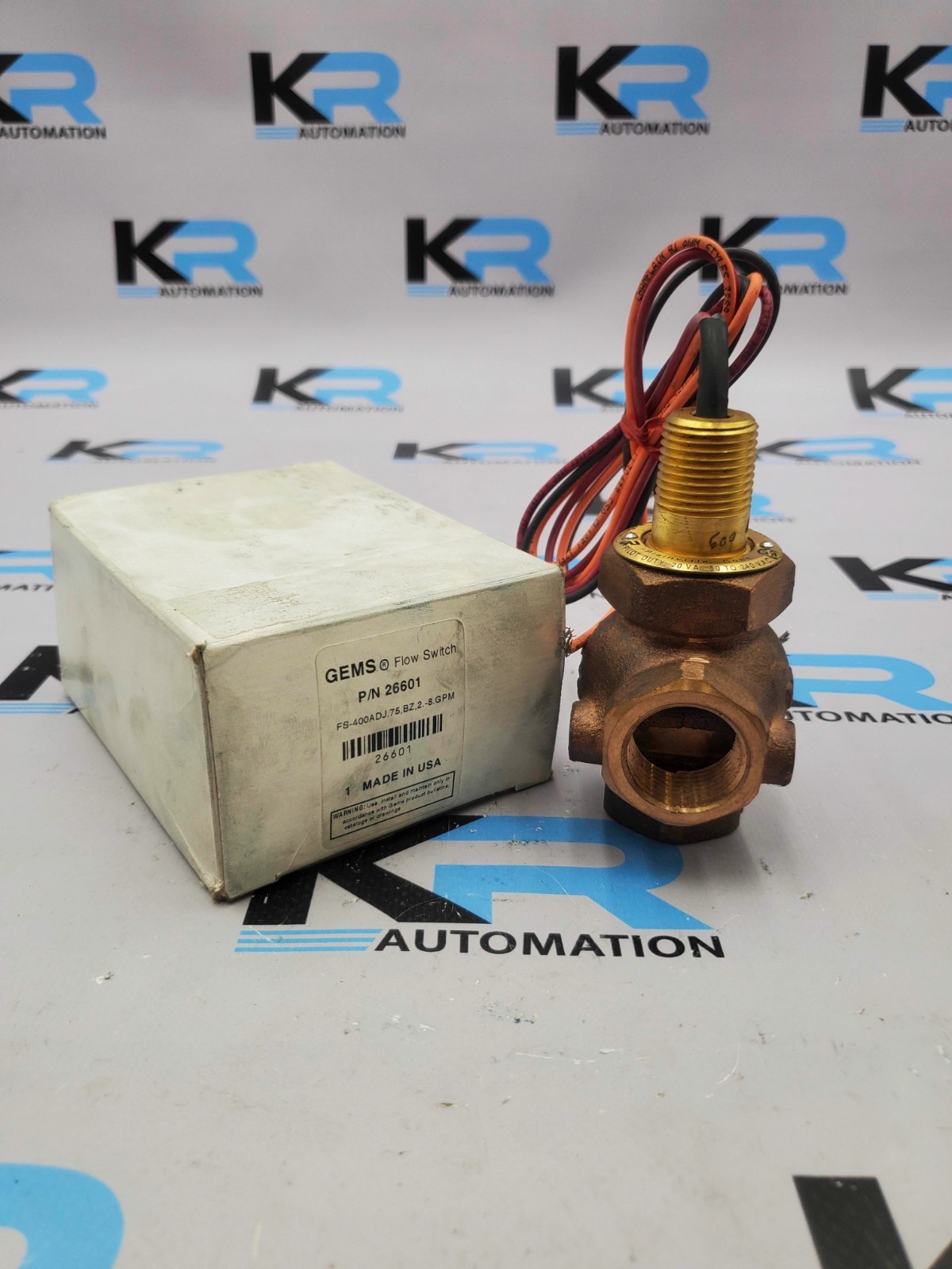 GEMS FS400ADJ.75, BZ, 2.-8.GPM FS-400 Adjustable Flow Switch