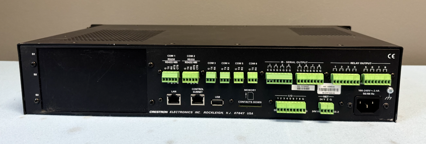Crestron AV3 3-Series Control System Advanced Control Processor 6504878