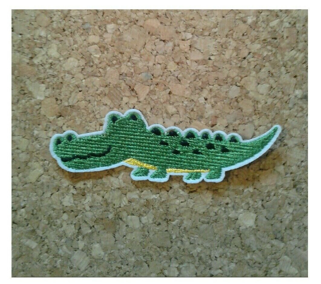 Alligator - Gator - Crocodile - Reptile - Logo - Embroidered Iron On Patch