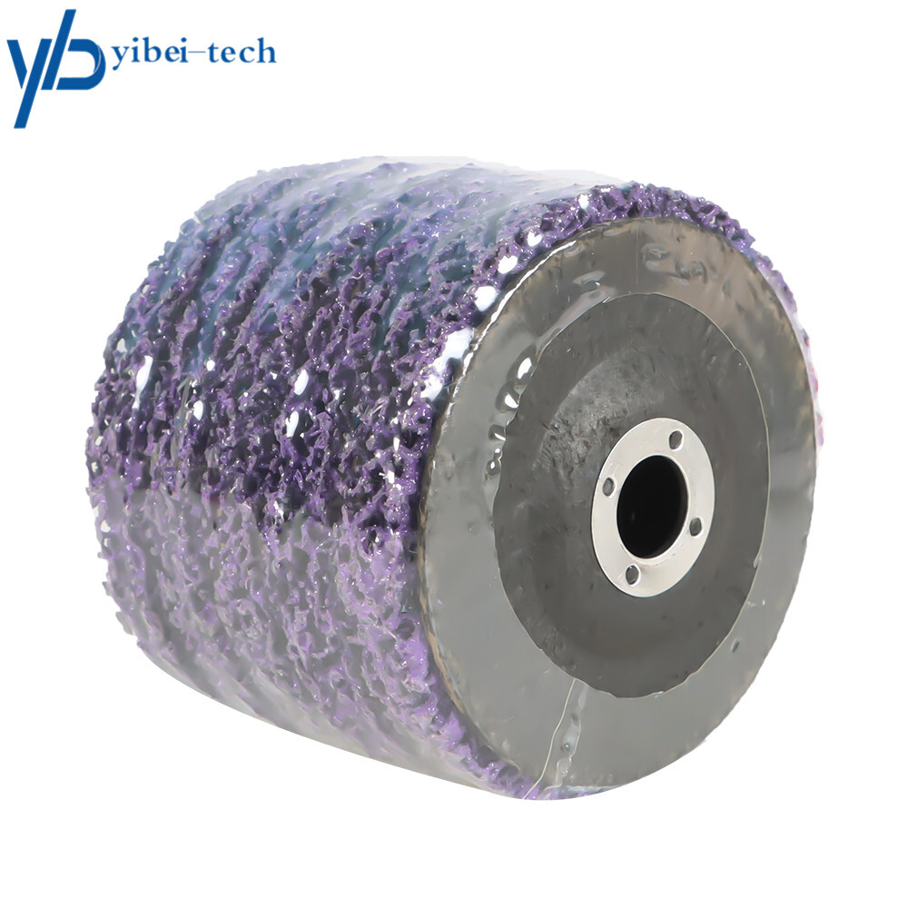 10Pcs 4 inch Poly Strip Disc Wheel Paint Rust Removal Clean For Angle Grinder