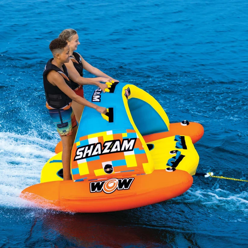 New WOW Watersports Shazam 2 Inflatable Towable 1 or 2 Person markystore