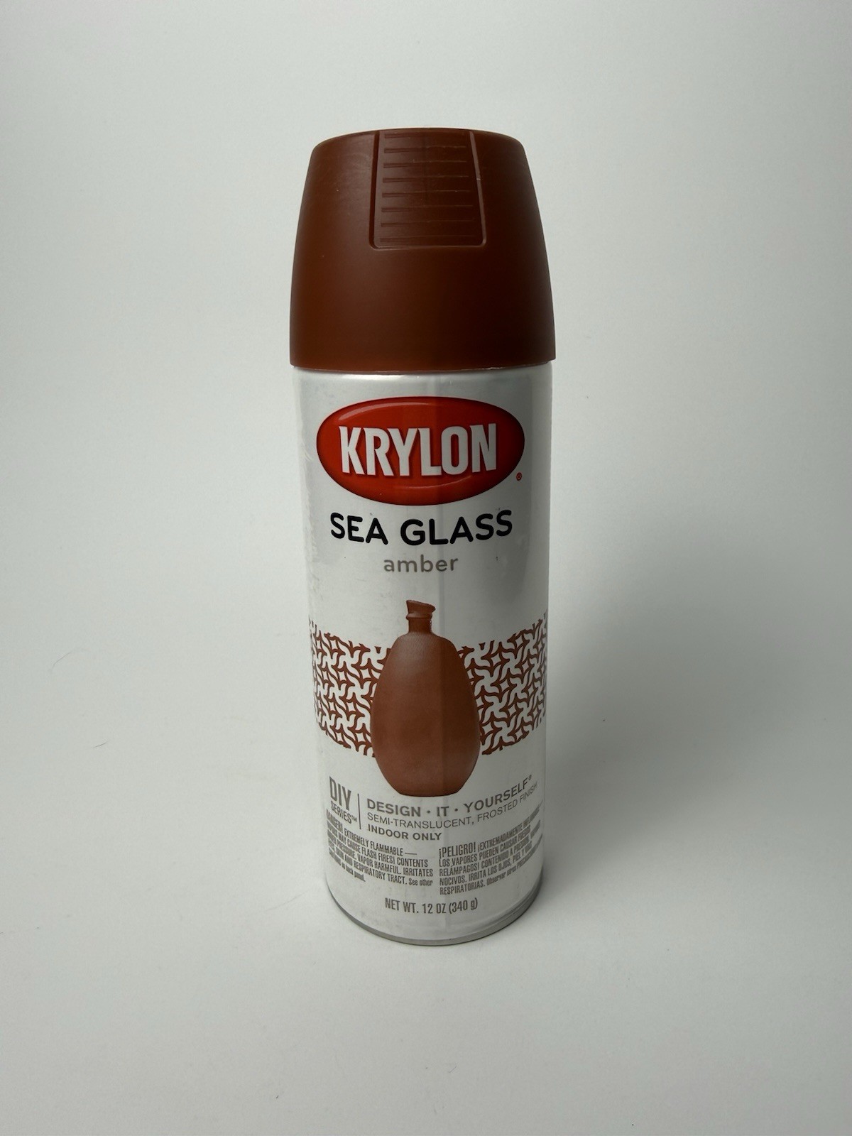 Krylon Sea Glass Spray Paint Amber 12 oz DISCONTINUED 9053