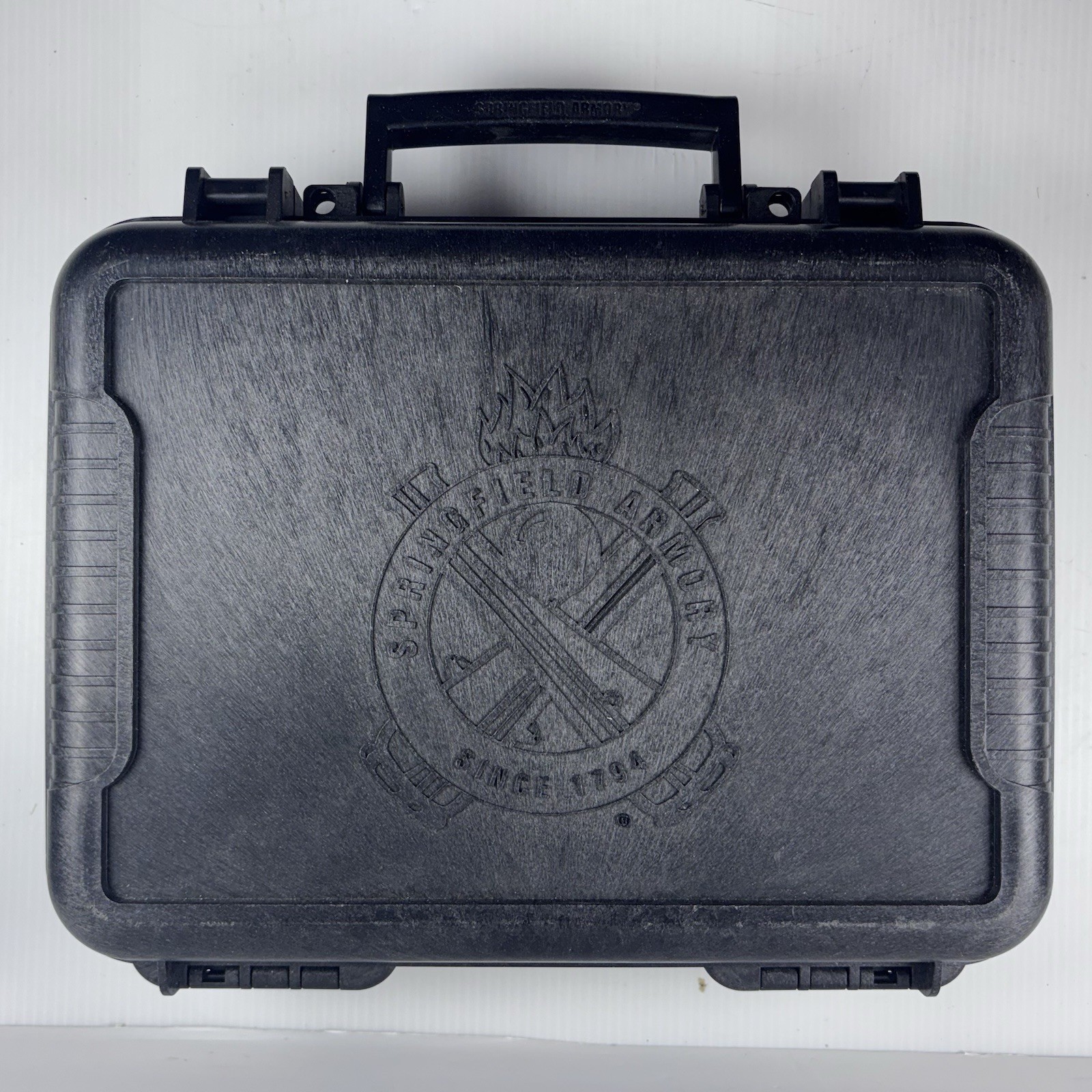 Springfield Armory XDE Black Hard CASE ONLY for 9mm Gun EMPTY with Lock ~ 2 Keys
