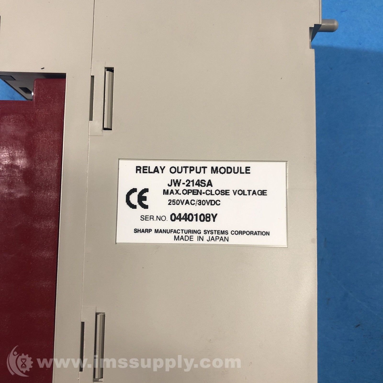 Sharp JW-214SA Relay Output Module FNIP