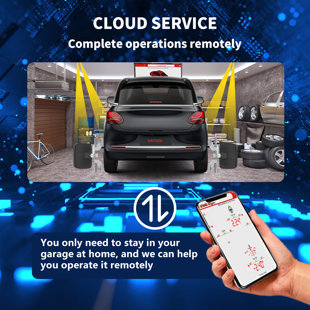 3D Wheel Alignment Machine Wheel Aligner Android System Cloud Service TV Tablet
