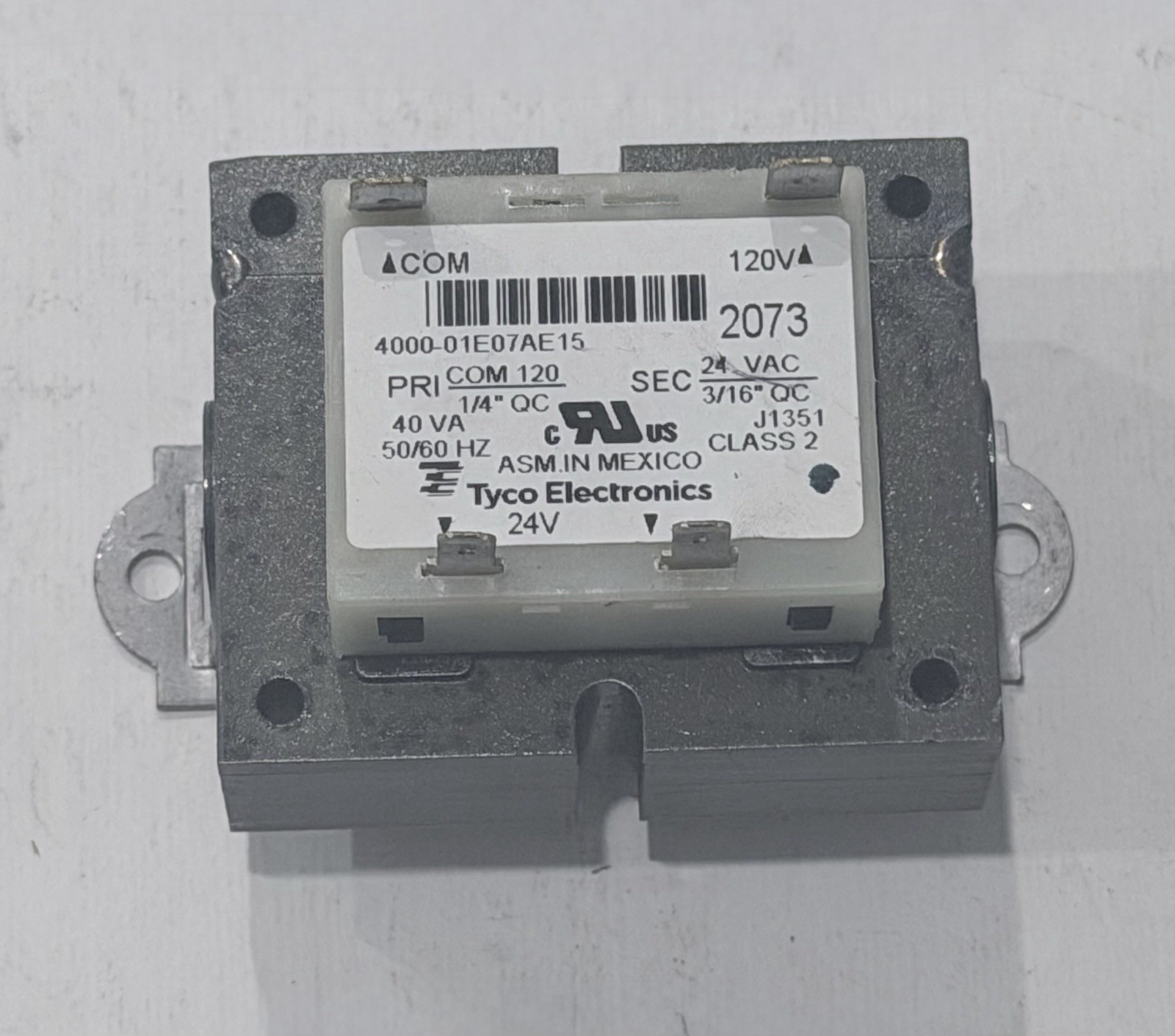 New Tyco 4000-01E07AE15 Coleman York 2073 025-30889-000 OEM Transformer 24V 40VA
