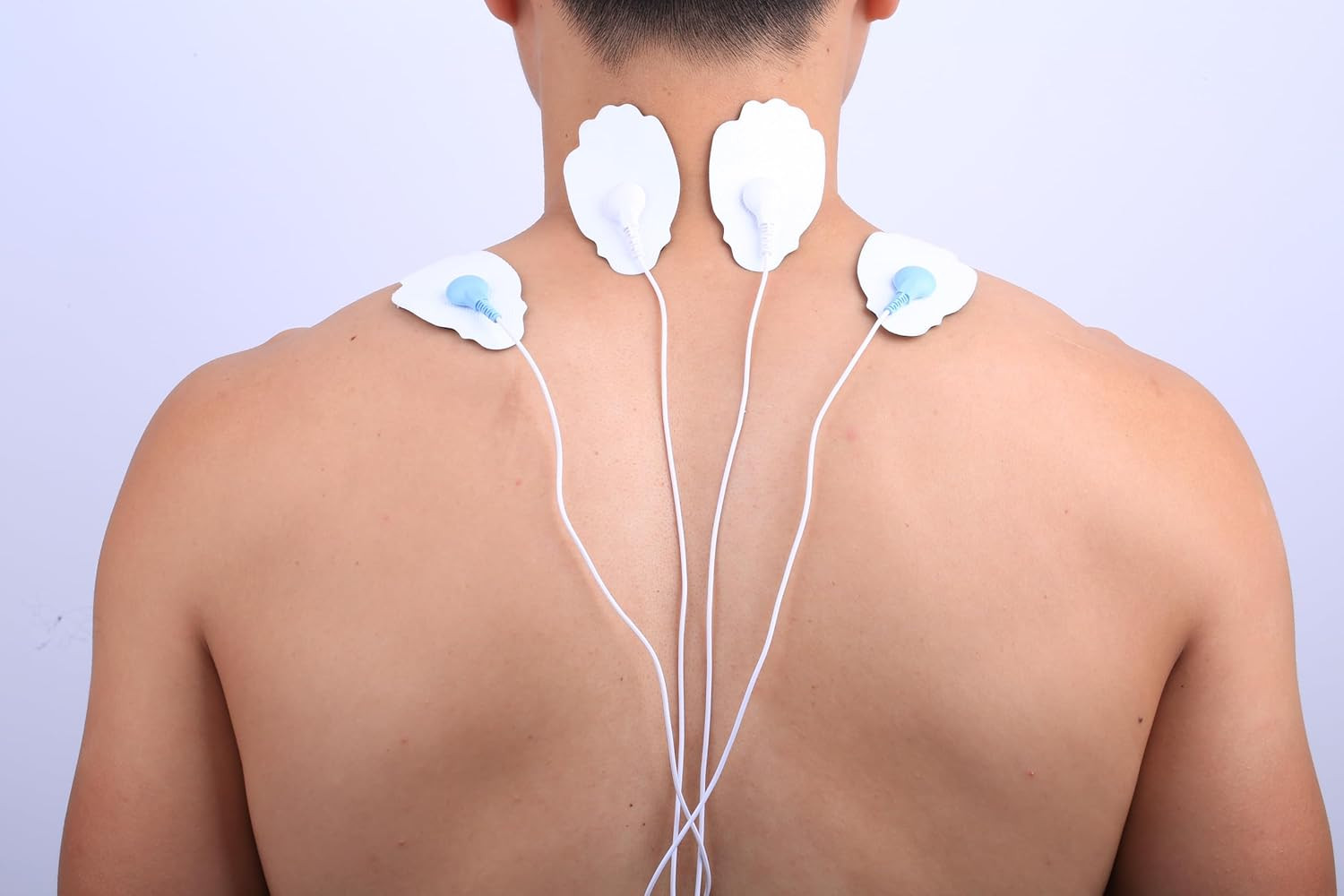 Belifu TENS Unit Electrode Pads Reusable Self-Adhesive Replacement Massage Pads