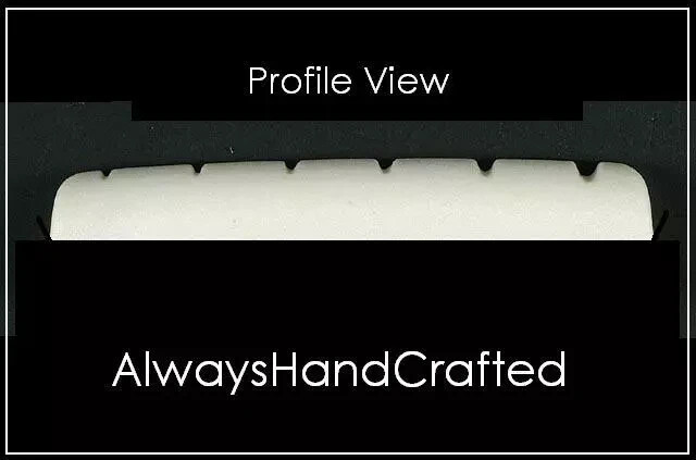 GeetarGizmos 42mm BONE NUT handmade for Fender / Squier Mini Jazzmaster Guitar
