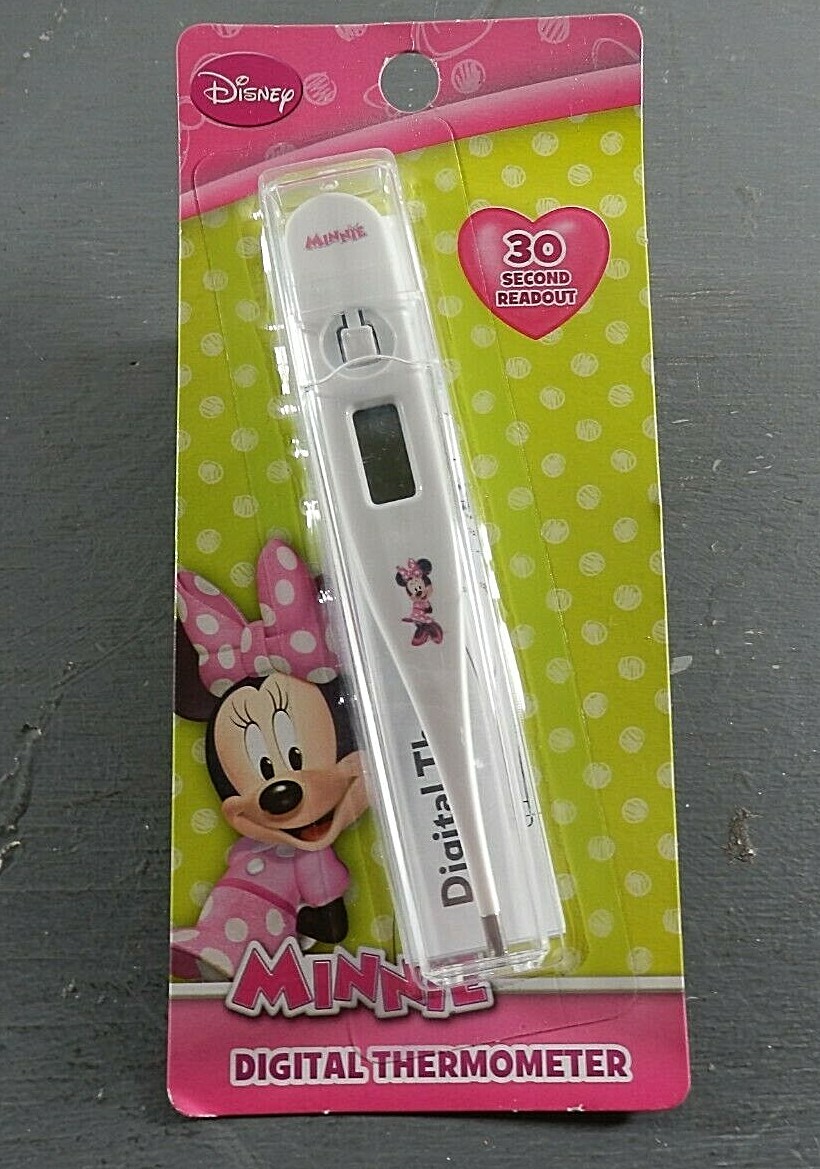 Disney Minnie Digital Thermometer 30 Second Readout New - SEALED!