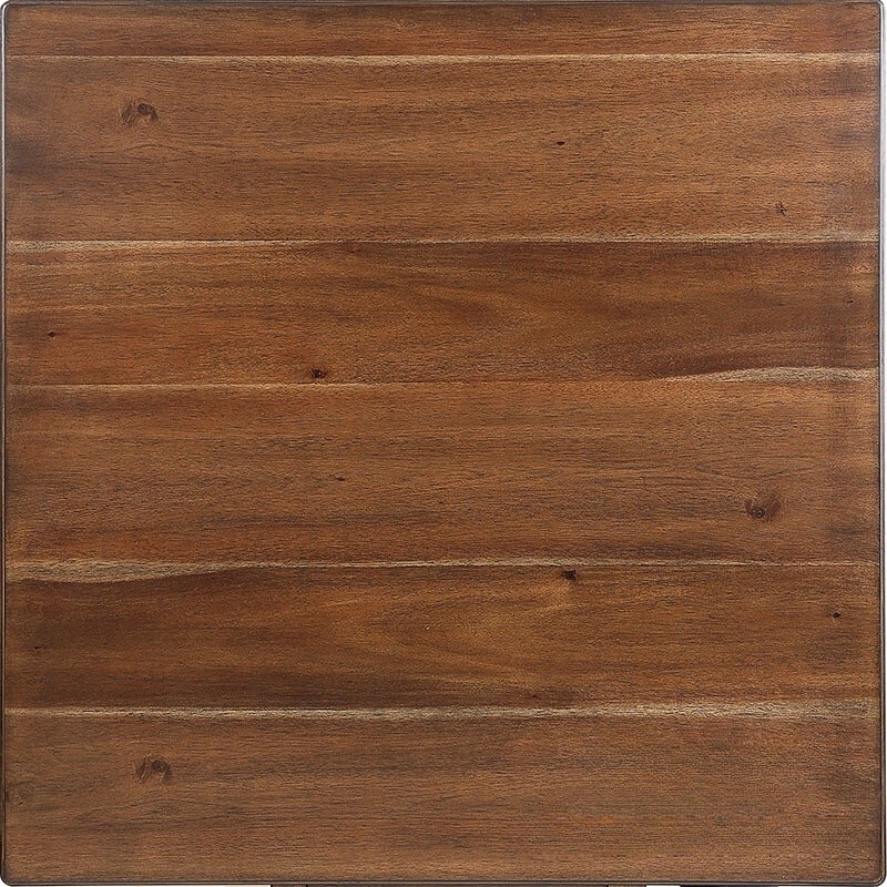 Solid Wood Traditional Dining Table Set of 5 Walnut Finish 1 Table and 4 Chairs