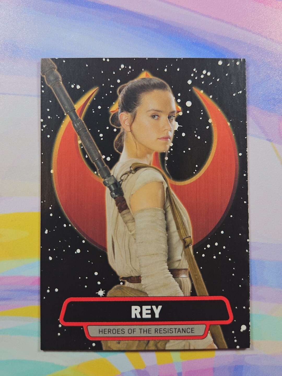 2015 Topps Journey to the Force Awakens Heroes of the Resistance | Rey #R-1